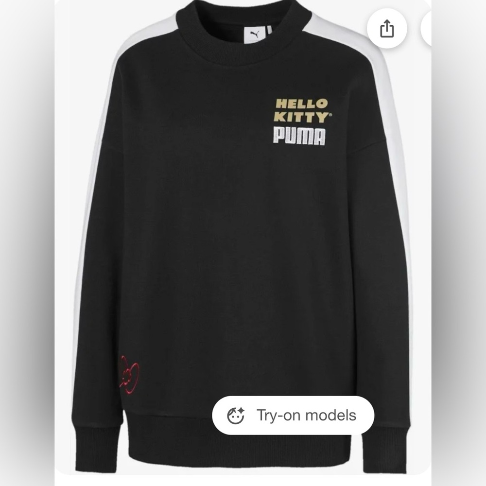 Puma x Hello Kitty Black Sweatshirt